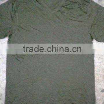 MENS V NECK & ROUND NECK T-SHIRTS (Garment Stock Lots / Apparel Stock / Stocklots / Garment Apparel From India) photo-2