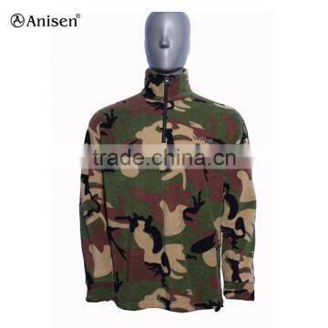 high quality custom camo fleece windproof men hoodies