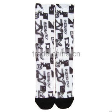 men printing custom dye sublimation socks