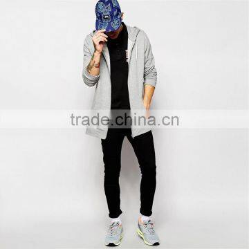 Mens 100% Cotton Plain Hoodie Zip up Hoodie Manufacturers photo-2