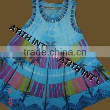 BEACH TIE DIE DRESS