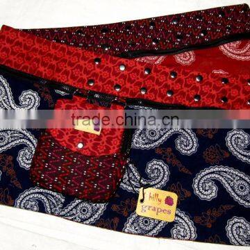 2017 European Fashion Chilly Grapes Skirt for Wholesale Reversible Wrap Skirt