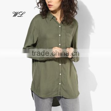 Ladies Brand Designs 100% Cotton Blouse in Bulk Linen Shirts