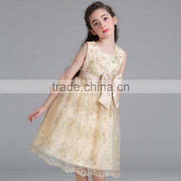 New Arrival Kids Embroidered Dress Child Baby Dress Mode#L9027 photo-2