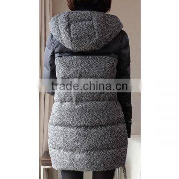 2015 Women 100% Polyester Long Joint Duck Down Jacket photo-3