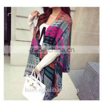 2017 Fashion Winter Scarf Women Shawl Brand Luxury Printed Cashmere Female Thicken photo-2