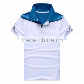 New Design Mens Color Combination Polo Shirt 100% Cotton Wholesale China