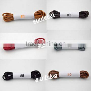 Sky Blue Custom Wax Boot Shoelaces~Waxed Shoelaces~Blue Dress Shoelaces~Cotton Round Shoelaces~Oxford Canvas Sneaker Shoelaces photo-2