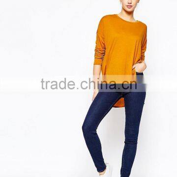 European Style Fashion Personal Custom Long Sleeve T-shirt for Lady photo-2