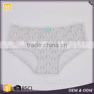 Lovely custom moisture wicking thong comfortable kids underwear