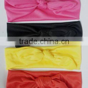 Cotton Material Bow Tie Kids Girl Headband photo-3