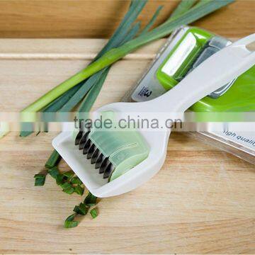 Vegetable Julienne Slicer Cutter Coriander Chopped Chopping Multi Chopper Sharp Scallion Slices Of Onion And Garlic Knife KC1130 photo-2