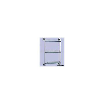 Triplex glass shelf