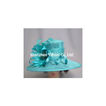 YRSM14144 sinamay hat/ church hat/cocktail hat/ kentucky derby hat/ race hat/ cocktail hat