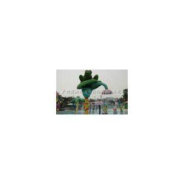 Water Pool Toys Frog Jump Aqua Fountain , Water Playground Equipment