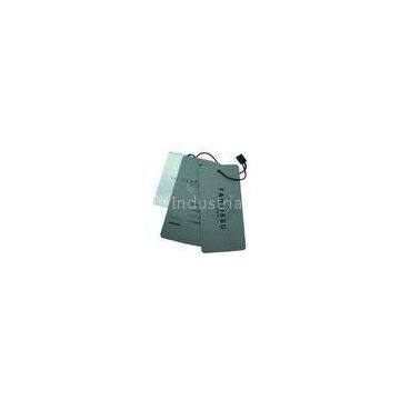 Plastic PVC Hang Tags Custom Printing For Garment / Apparel In Supermarket
