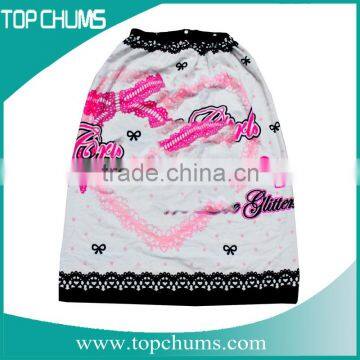 Personalized solid color face wrap towel for children