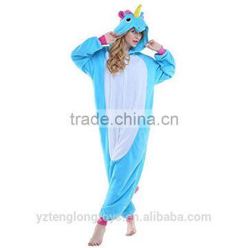 Wholesale fashion lovely 100% polar fleece plush animal christmas pajamas