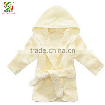 Wholesale luxury terry bamboo baby hooded bathrobe