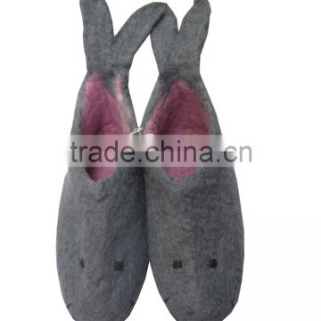 New Zealand sheep wool felted whale shape baby shoe