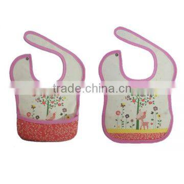 Pretty Pattern Printed 4 Layers Cotton Baby Bibs Wholesale photo-2