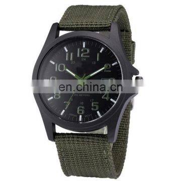 High Quality Canvas Nylon Strip With Calendar Men's Sport Miliatry Watch photo-5
