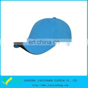 Simple Style High Quality Contrast Trim Branded Cotton Golf Hat