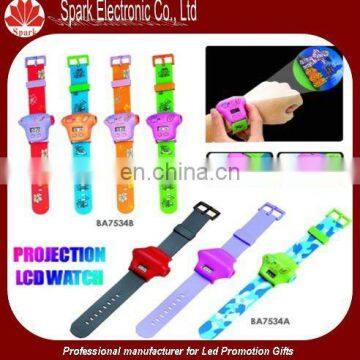 New design with projection logo watch