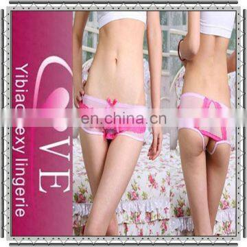 2015 hot sexy design ruffle lace sexy underwear girls transparent panties