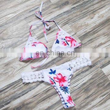 Hot Sexy Cross Brazilian Bikinis Women Swimwear Beach Bathing Suit Push Up Bikini Set Halter Top Bandage Swimsuits photo-3