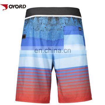 custom sublimated womens beach shorts women zipper pocket board shorts