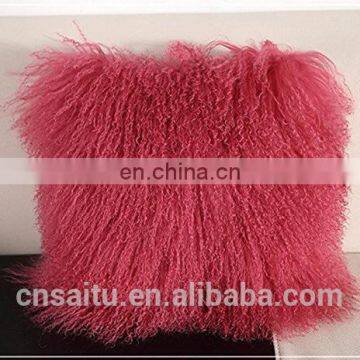 18" Mongolian Lamb Pillow photo-6