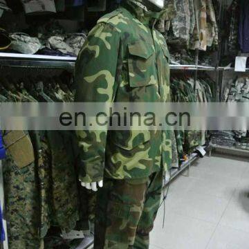 Camouflage Military Uniform Combat Tactical Army Jacket 100% Cotton Ripstop photo-2