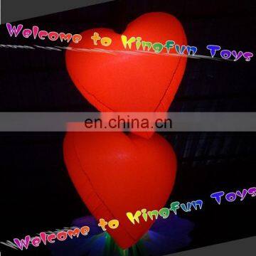 LED Hanging Inflatable Wedding Heart photo-3
