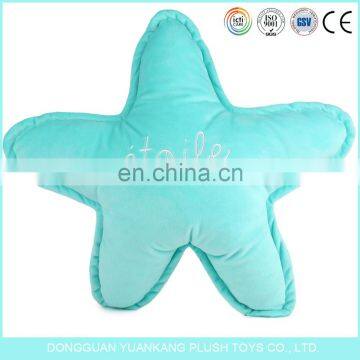 ICTI supplier wholesale star shape plush cushion for promotional