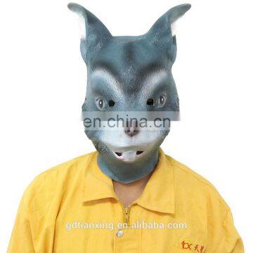 Fashion Funny Natural Klipdas Rabbit Party Colorful Latex Rubber Full Head Masks photo-3