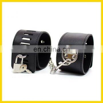 erotic lingerie of faux leather wrist & ankle cuffs restraints