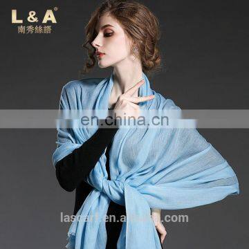 Pure color cashmere scarf shawl for women