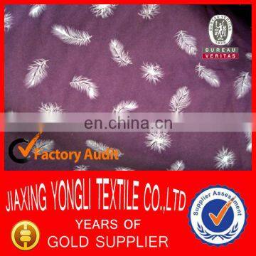 190T printed taffeta for india print curtain