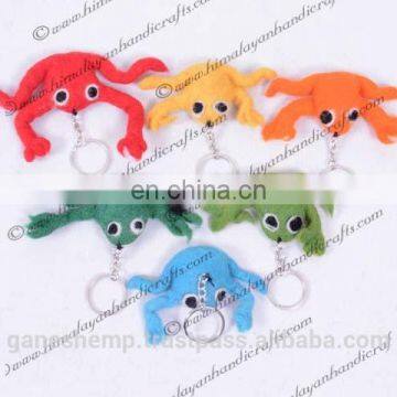 Felt Frog Key Ring FKR-412 photo-2