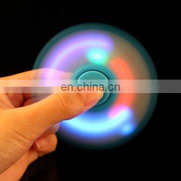 Wholesale Drop Shipping Funny Fidget Spinner with RGB LED Light,Steel Beads Bearing