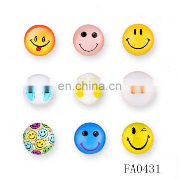 Website Happy Face 18mm Snap Button, Fashion Press Snap Button