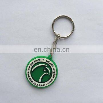 Promotional custom 3D soft PVC keychain/rubber keychain