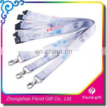 Cheap custom sublimation printed polyester heat transfer lanyard