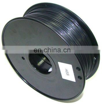 Black 1kg/spool flame retardant abs 3d printing filament for 3d printer