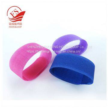 Straight Hook and Loop Cable Tie With Printed Logo photo-2