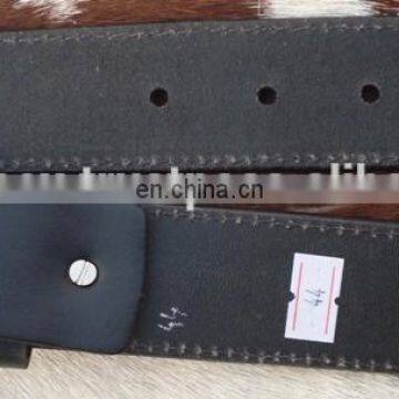 Fashion Color Brown Leather Belt Genuine Leather Belt With Silver Buckle photo-2