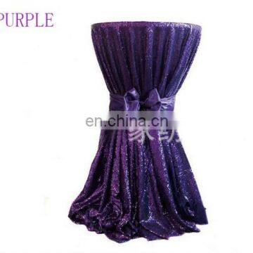 Shiny Sequin Table Cloth, Bistro Cover,cocktail Table Cover for Wedding Decoration for Open-air Bar photo-4