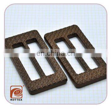 50mm square plastic removable belt buckle for garment