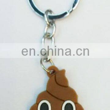Soft PVC Emoji Keychain Poo Keychain Devil Keychain photo-2